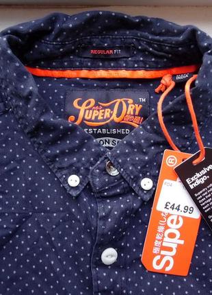 Сорочка superdry exclusive indigo (m)3 фото