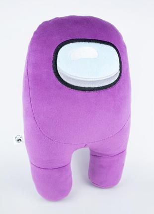 М'яка іграшка weber toys космонавт among us 27см фіолетовий (wt6664)