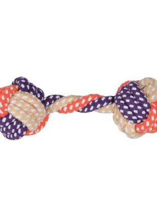 Іграшка для собак trixie гантель плетений 15 см (4011905328119)