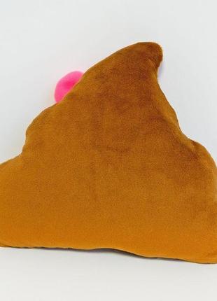 М'яка іграшка weber toys смайлик emoji міс какашка 16см (wt616)2 фото