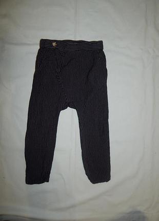 Брюки легкие модные на мальчика 2-3 года от h&m