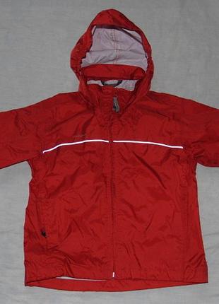 Куртка дождевик непромокайка quechua, складывается сумочкой quechua 5-6/110-116