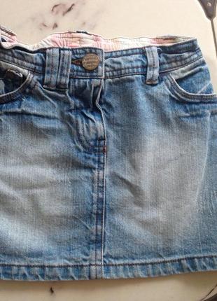 Джинсовая юбка девочке