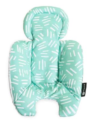 Вкладиш для шезлонга-гойдалки 4moms mamaroo і rockaroo mint cool mesh1 фото