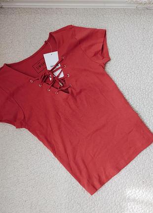 Футболка з зав'язками ❤️