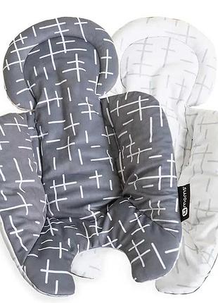 Вкладиш для шезлонга-гойдалки 4moms mamaroo і rockaroo grey plush