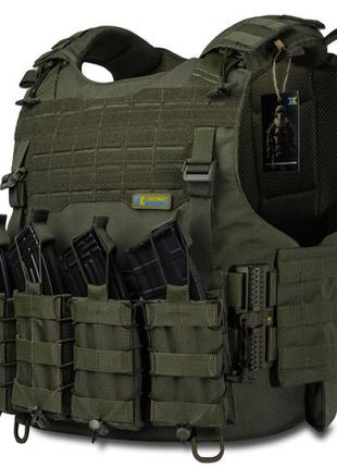Боевой бронежилет warmor gen.4 (2 класс защиты). олива. вес 4.3 кг.