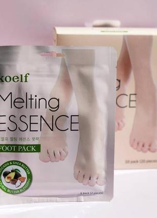 Маска для ног petitfee koelf melting essence foot pack1 фото