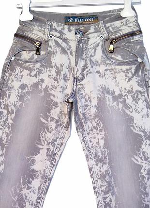 Суперцена. классные джинсы, мраморная расцветка. новые, р. 27-322 фото