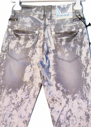 Суперцена. классные джинсы, мраморная расцветка. новые, р. 27-324 фото