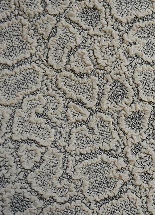 Жаккардовые чехлы на диваны и кресла без юбки стильные, чехлы на диван трехместный и...