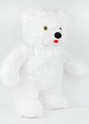 Мягкая игрушка zolushka медведь топтыгин средний 62см белый (zl2523)