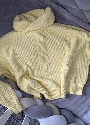 Гарний тепленький светр в стилі оверсайз3 фото