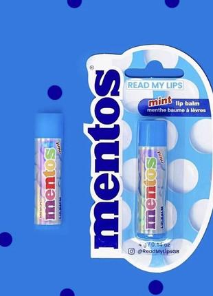 Бальзам для губ mentos mint read my lips 4g.