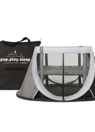 Кровать–манеж aerosleep aeromoov instant travel cot grey rock