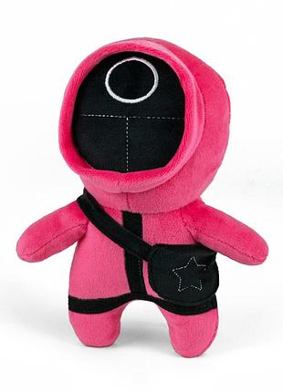 Мягкая игрушка weber toys игра в кальмара надзиратель 21см (wt716)