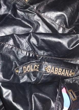 Кожаный плащ, dolce gabbana8 фото