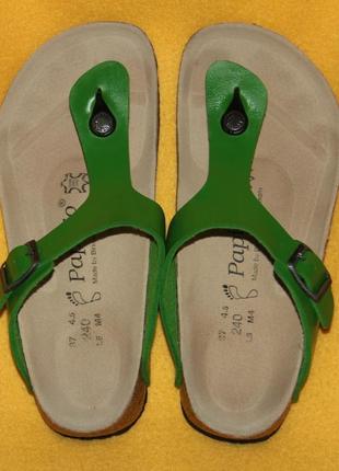 Босоніжки, сандалі, шльопанці, в'єтнамки, шльопанці birkenstock р. 37-38 устілка 23,5-24 см5 фото