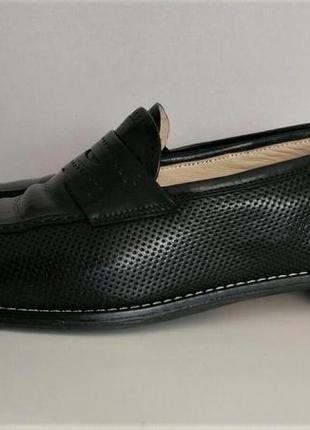 Классические чёрные туфли лоферы penny-loafers bally, оригинал7 фото