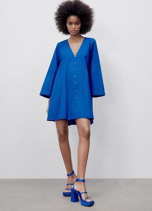 Поплиновое платье, платье, платье zara
