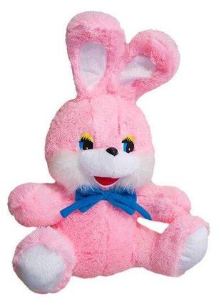 Мягкая игрушка zolushka заяц степашка средний 66см розовый (zl2732)1 фото