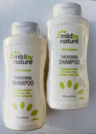 Шампунь для густоты волос с биотином розмарином и мятой от mild by nature1 фото