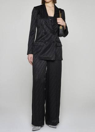 Черный костюм женский брюки пиджак