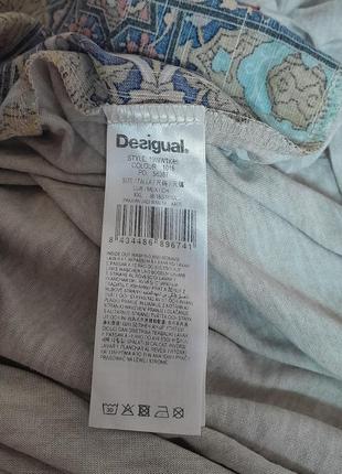 Шикарна віскозна кофточка/лонгслів desigual made in spain, оригінал, блискавичне надсилання9 фото