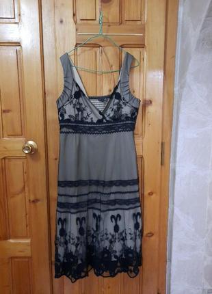 Платье вечернее, черное