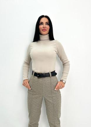 Стильные теплые женские брюки "decart"
 +большие размеры/кашемировые брюки/осень-зима 🔥2 фото