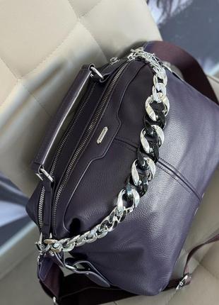 Нереально стильная🚀вместительная сумка-футляр с акцентным текстильным ремнем🚀высокое фабричное качество🚀3 фото