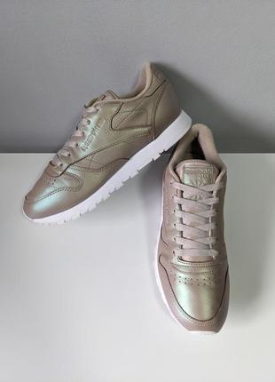 ❗️❗️❗️кросівки reebok sneakers classic leather pearlized 40 р. оригінал2 фото