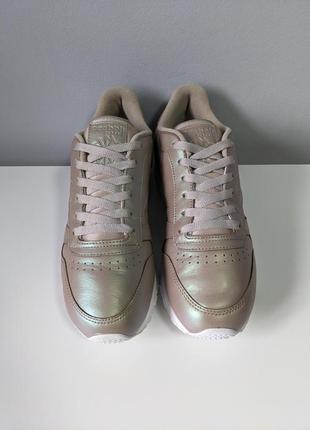 ❗️❗️❗️кроссовки reebok sneakers classic leather pearlized 40 р. оригинал6 фото