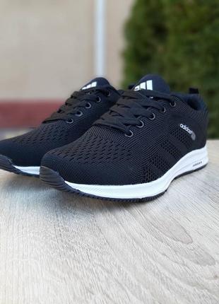 Стильные женские кроссовки adidas neo чёрные2 фото