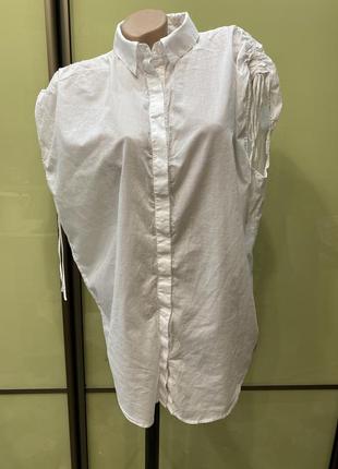 Подовжена блузка сорочка туніка h&m m-xl6 фото