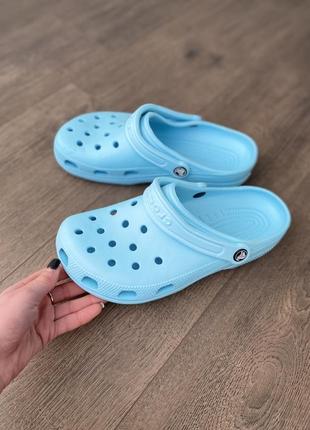 Кроксы оригинал crocs m4w6 / m5w7 / m6w8 / m7w9 голубые