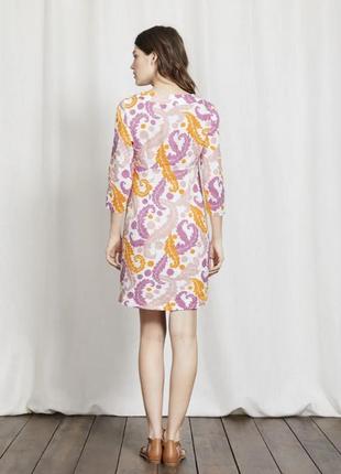 Классическое платье туника платья из льна льняное boden4 фото