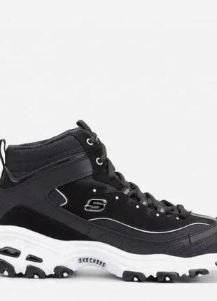 Черевики skechers 66666250 blk (kw6072) black 36, 37, 37.5, 38, 39