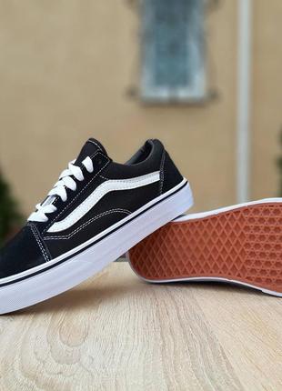 Трендовые унисекс кеды vans old school чёрные 36-45 р5 фото