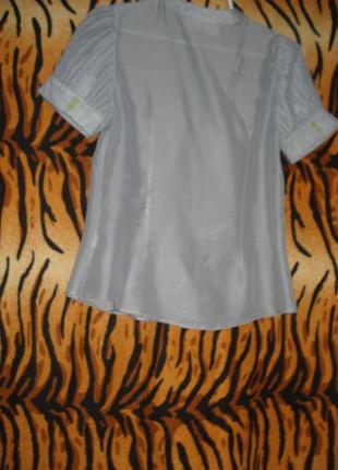Блуза серого цвета с блестинкой"river island"р.85 фото