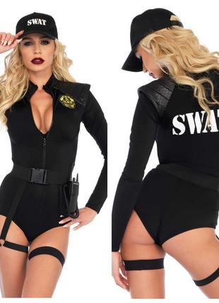 Эротический костюм полицейской leg avenue swat team babe, s