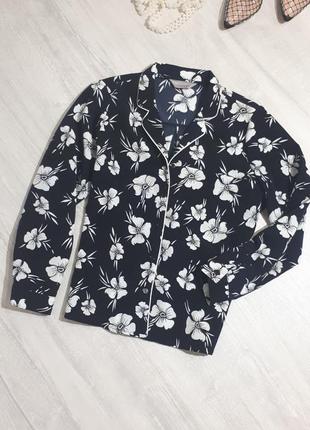Блуза. рубашка в бельевом стиле/рубашка в цветочный принт/шифоновая рубашка1 фото