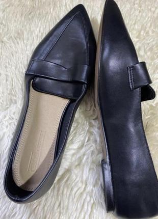 В новом состоянии модные базовые туфли балетки 41.5-42 р1 фото