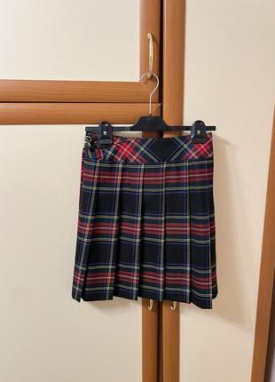 Шерстяная юбка шотландка  daniels korff