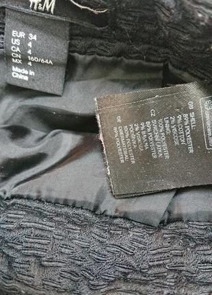 Короткая юбка h&m на подкладке р.xs2 фото