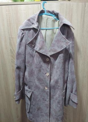 Плащ вельветовый