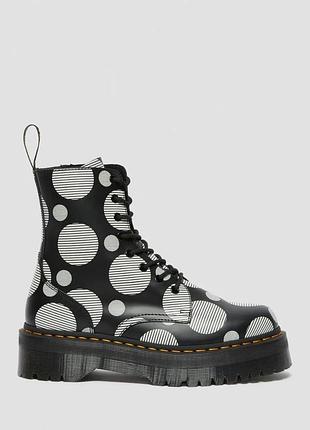Ботинки dr. martens 26882009 jadon polka dot smooth leather platform 36, 37, 38, 39, 40, 41