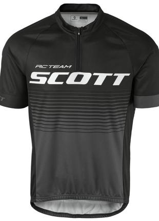 Велофутболка велоджерси scott rc team black grey cycling jerseys (xl)3 фото