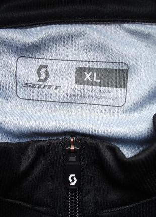 Велофутболка велоджерси scott rc team black grey cycling jerseys (xl)5 фото