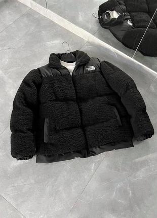 Куртка зимова the north face 😍плюш +плащовка 💯🔥очень теплый, до - 20